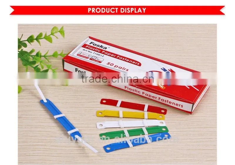 8CM Plastic Paper Fasteners