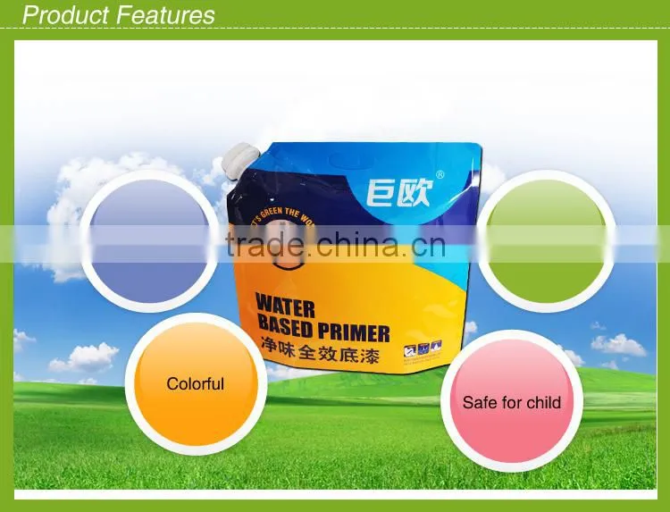 emulsion paint/ anti-yellowing waterproof interior wall paint for subtropical climate/warm and humid climate