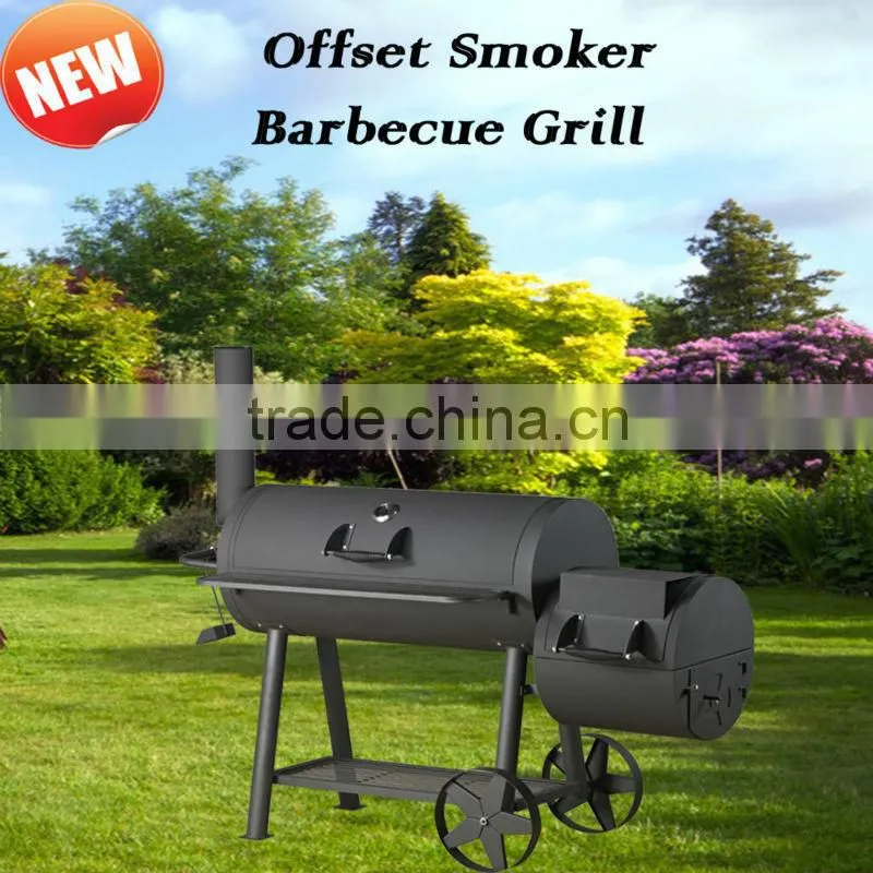 Offset Smoker BBQ Grill Charcoal Grill Wood Fired Smoker