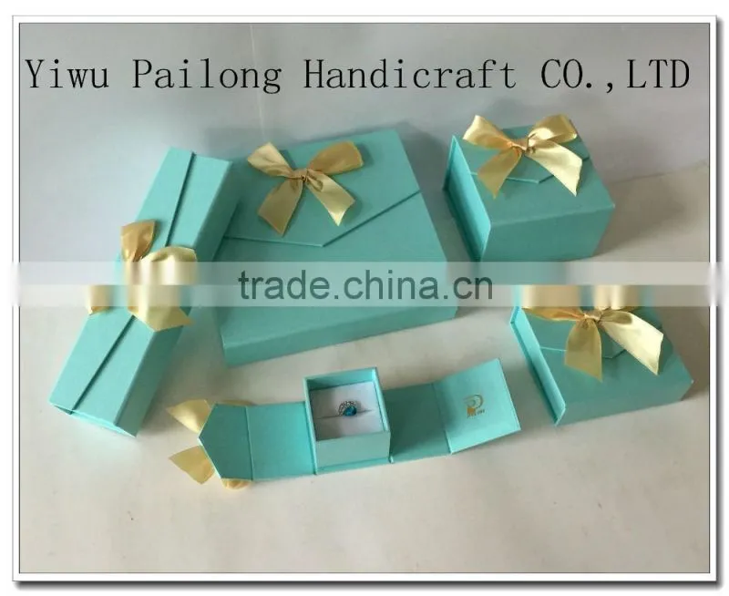 eco-friendly custom fashion elegant empty unique paper jewlery gift boxes