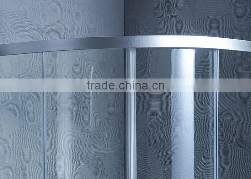 90x90 regular round shape safety tempered glass excellent easy install hydro shower enclosure