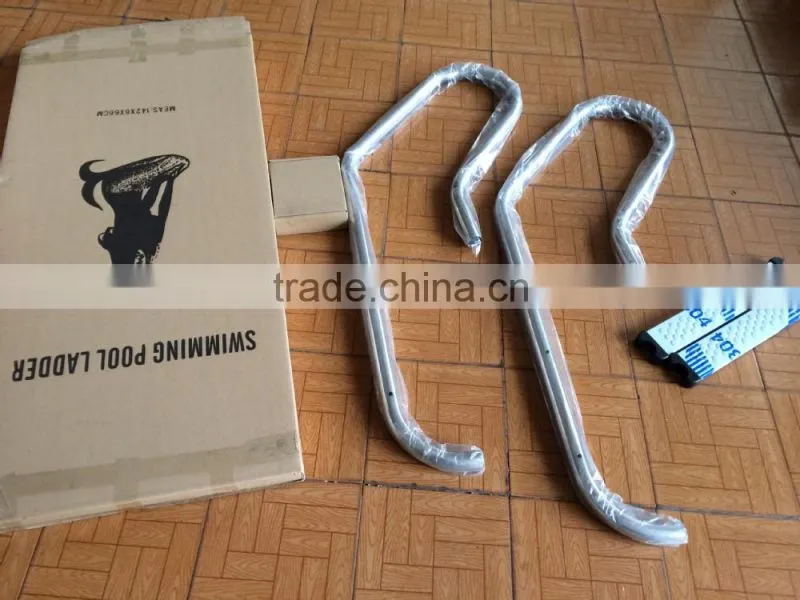 1mm thickness SUS304 2 step swimming pool ladder
