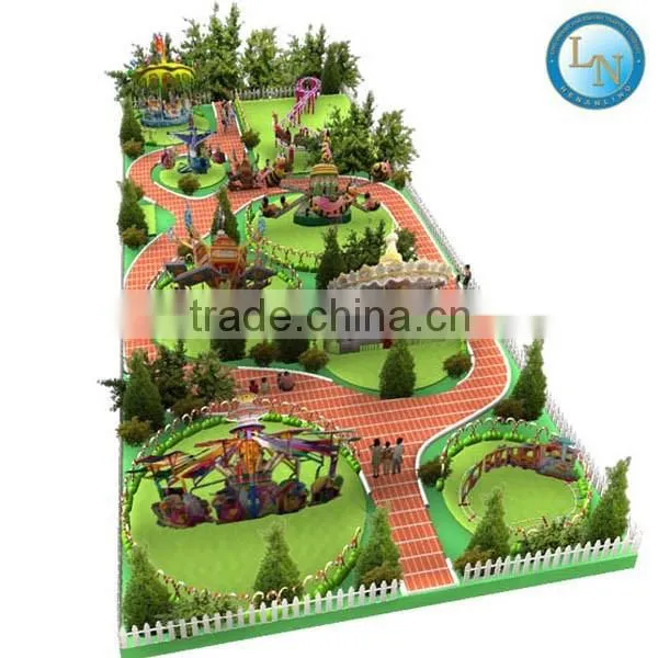 High quality kids merry go round luxury double deck carousel for sale
