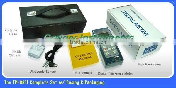 Ultrasonic Thickness Meter TM-8811,Ultrasonic thickness tester,Ultrasonic thickness gauge, thickness meters, thickness gauge