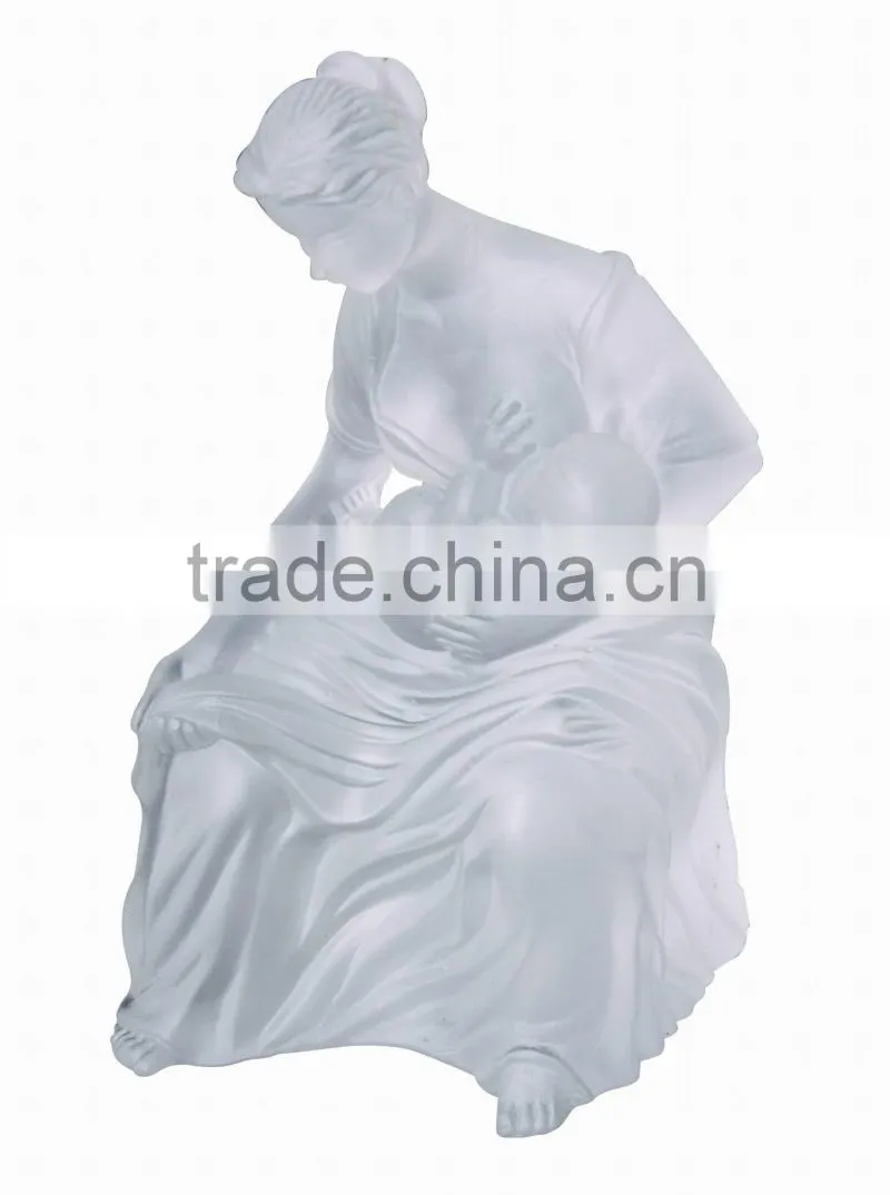 WF301 lead crystal statue -- blessed Virgin Mary