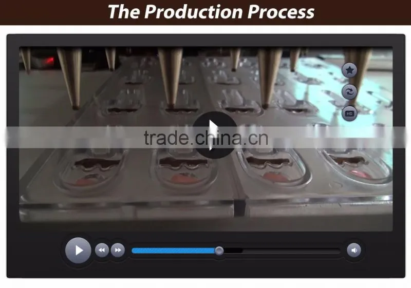 Chocolate bar depositing machine