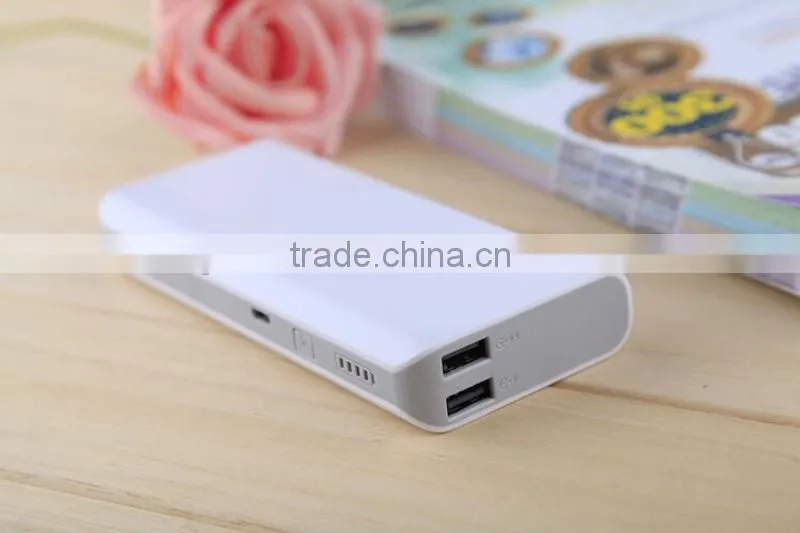 Any logo Customized portable power bank 15000 mah /portable battery charger/ dual USB Socket mobile power bank