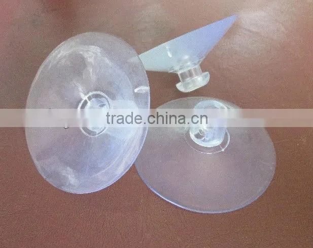 47 58mm vacuum drawing strong super market silicone rubber suction cup Plastic Suction Wall Robe Hook Hangers