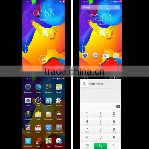 2016 Original Blackview Ultra A6 Mobile Phone MTK6582 Quad Core 1GB RAM 8GB ROM 4.7'' Back Touch 8.0MP camera 2200mAh cell Phone