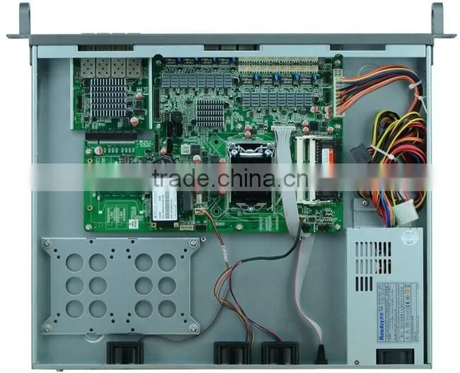 1U rackmount Network server ,networking appliance server pfsense with 8 ethernet ports