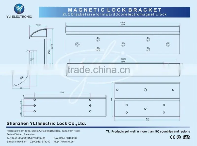 ZLC Bracket for Inward Door