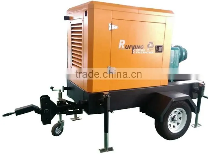 centrifugal water pump trailer mounted for irrigation 280m3/hr