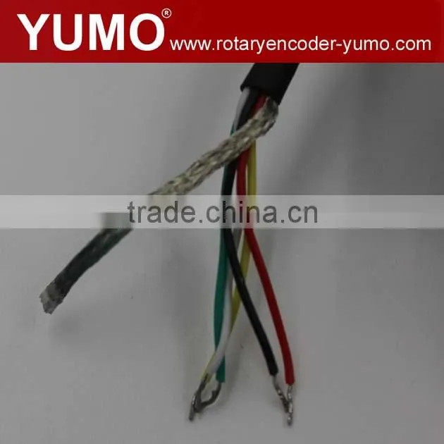 ISC3806 6mm 360ppr ABZ phase 5V 12V push pull Bottom outlet Solid shaft incremental rotary encoder elevator weight sensor
