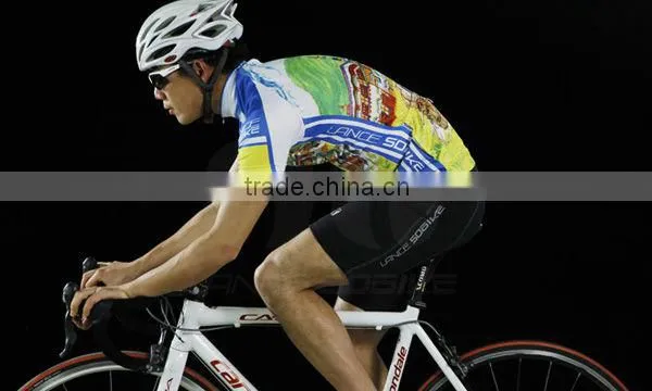 Lance Sobike 2013 Summer Sublimation short Sleeve Cycling gear jersey