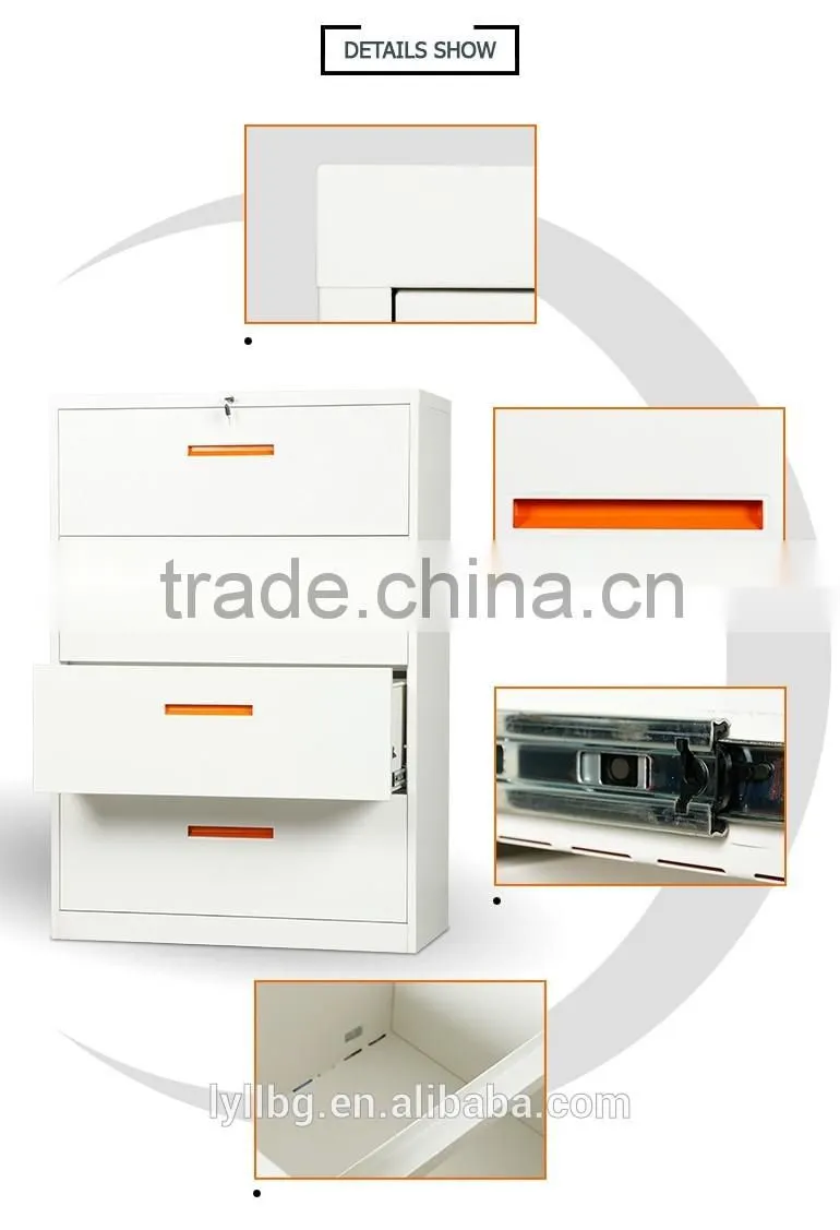 godrej almirah designs metal steel office furniture 4 drawer file cabinet