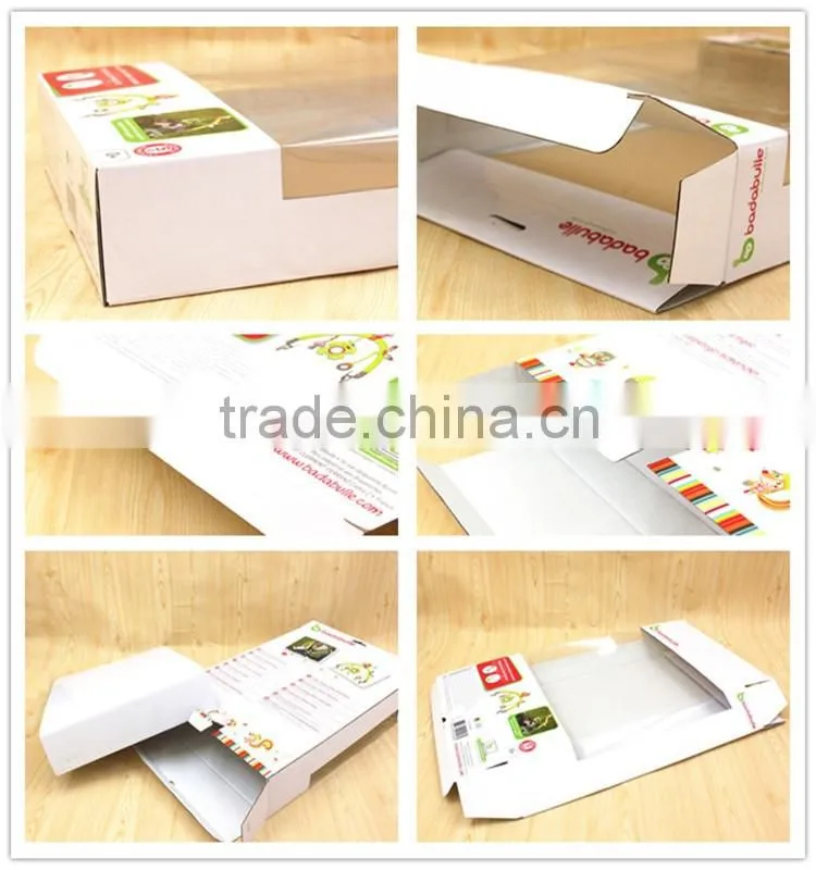 Corrugated Color Paper Box for Toy with Window