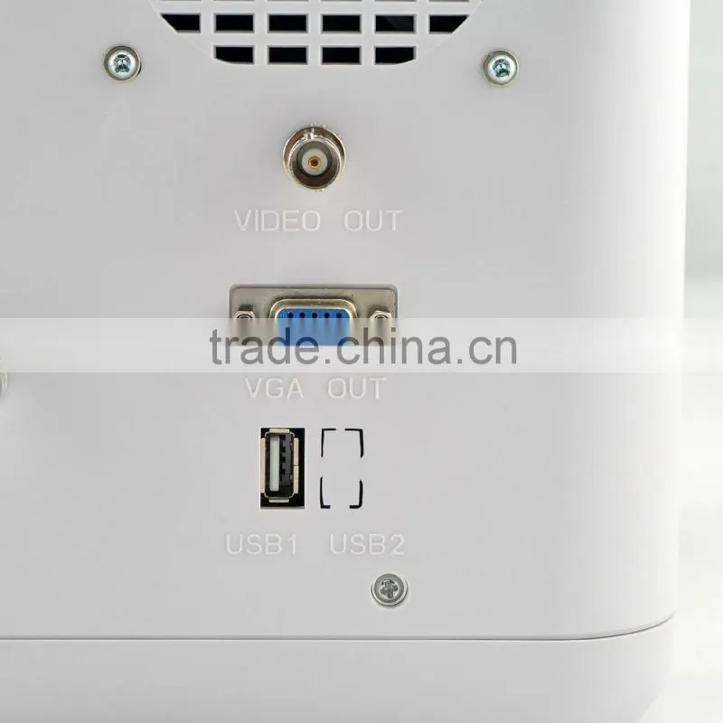 2016 Large Screen LED Clear Image Full Digital Portable ultrasounic Scanner Machine System with 2 probe connector