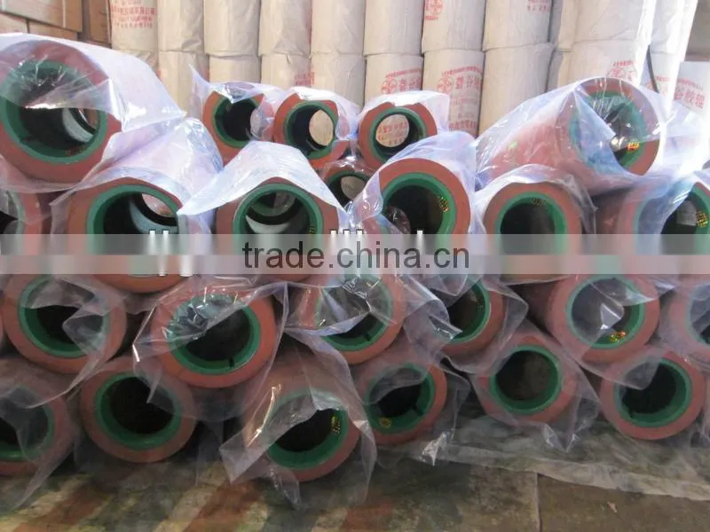 14'' red EPDM rubber roller for rice mill