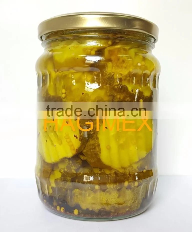 Best selling Vietnam canned natural pickled cucumber slices, gherkins - Cheap price by HAGIMEX