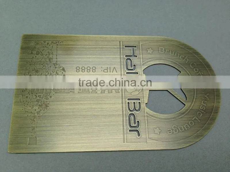 High quality Magnetic stripe card/ metal card from China supplier