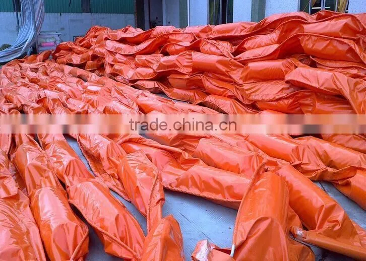 Soild Float PVC Oil spill containment Boom