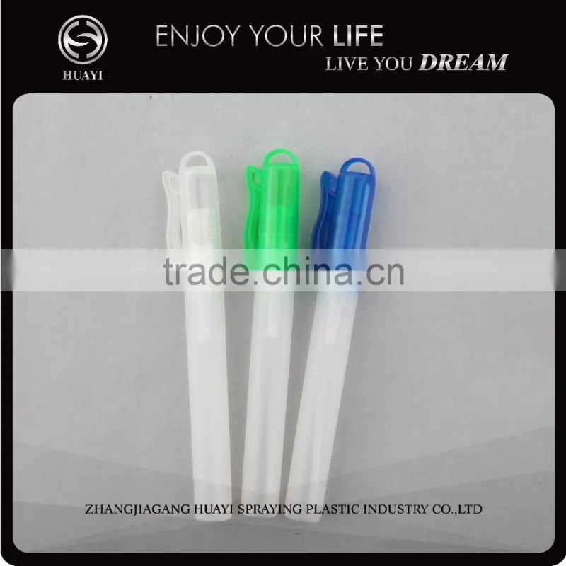 10ml Frosted Colorful Pen Plastic Perfume Bottle