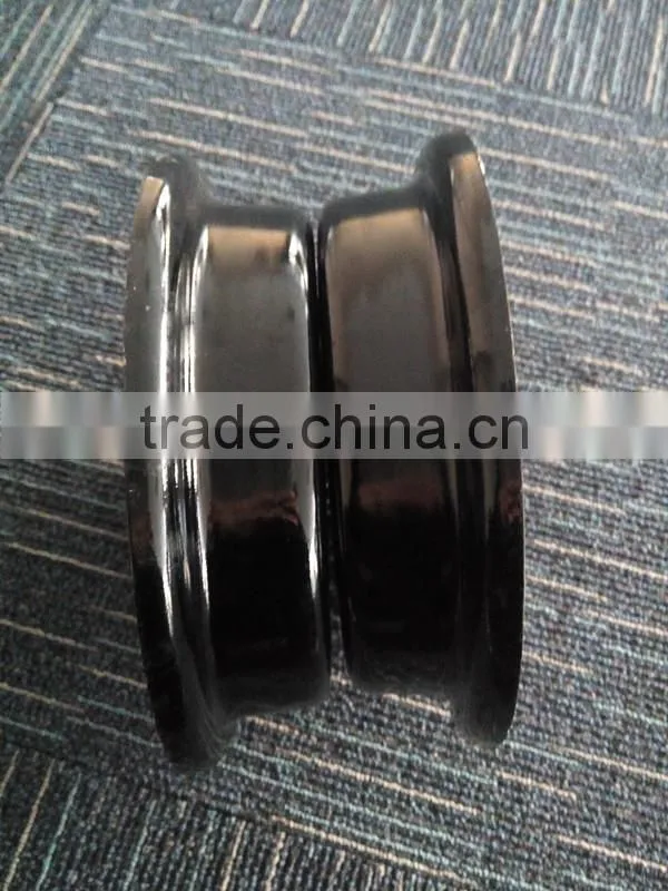 solid tire 4.00-8 5 bolt holes white split wheel rims 3.75-8 with low price