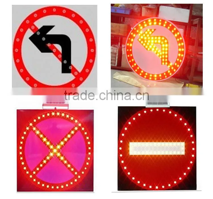 LED arrow board for construction