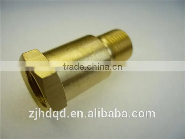 brass 1/4-inch Pneumatic female and male hex head adaptor
