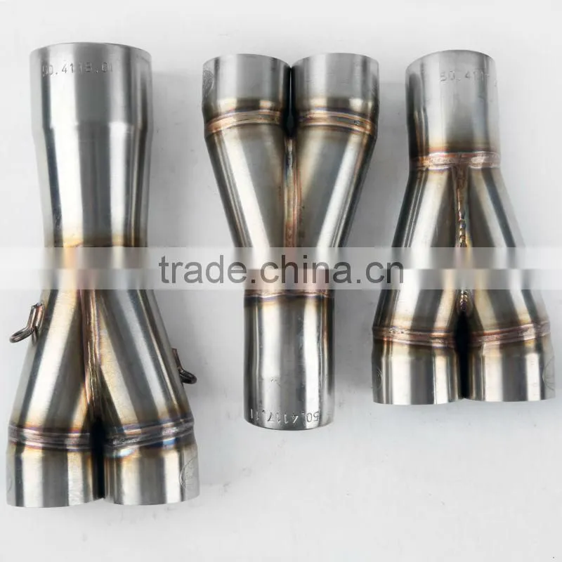 For Yamaha YZF R1 2002-2003 Motorcycle Exhaust Pipe LASER WORKS downpipes (option for Duo-Tech / Hotcam slip-on)