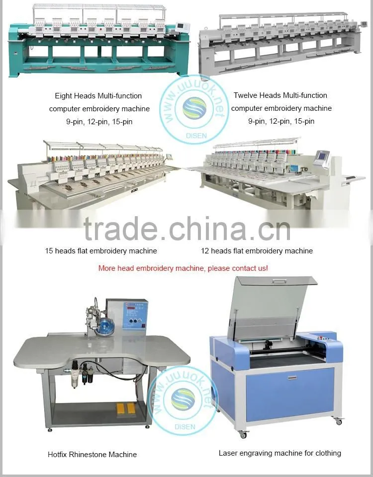 Domestic custom logo germany digital cnc cross stitch saree quilting leather bed sheets hat 4 heads embroidery machine for sale
