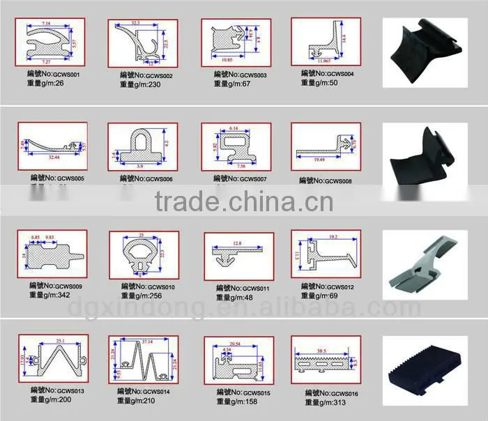 China manufacture hot selling rubber sealing strip