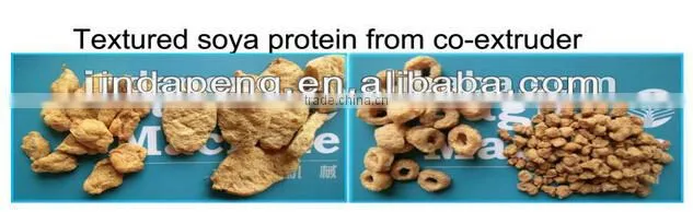soya nuggets soya protein powder extruder machinery