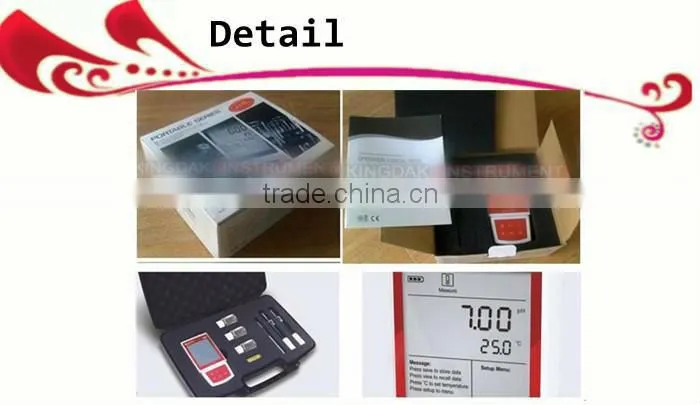 KINGDAK220 Digital Portable pH/ mV/ oC/ oF Meter/Digital PH Tester/Handy ph meter/Digital soil ph meter