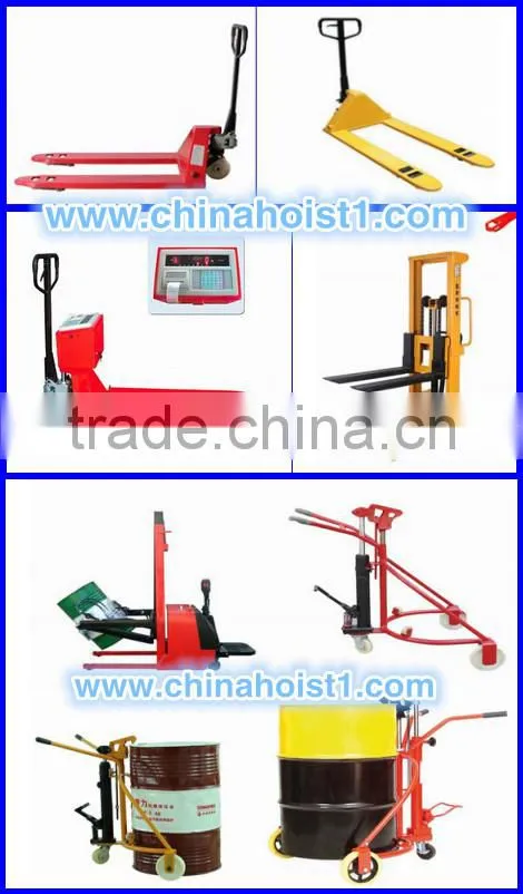 2t hand portable battery powered hydraulic pallet truck