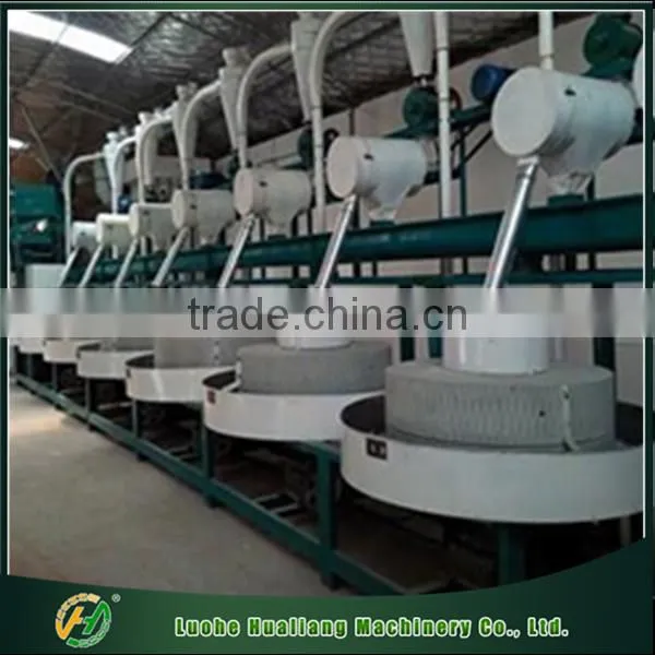 Automatic 120 tpd complete set wheat flour stone mill machine