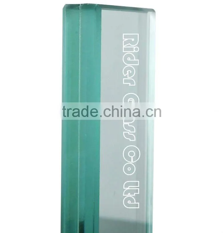 Blue Side-colored Glass Block with CE & ISO9001