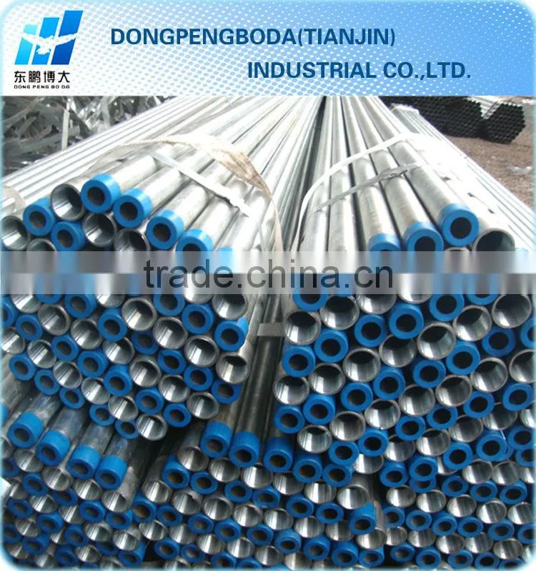 BS standard gi conduit threaded ends pipe