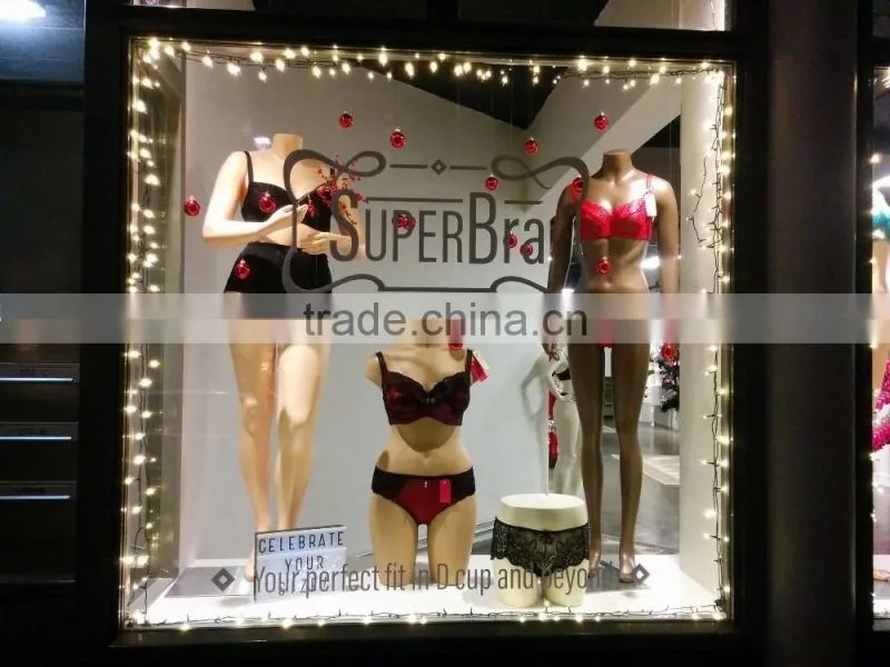 Fashion headless female lingerie window mannequins display