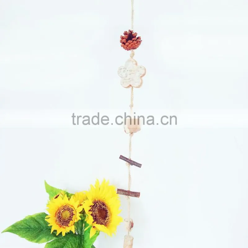 Pastoral style decorative wooden aeolian bells