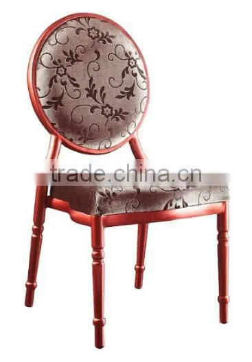 Factory directsale European style rounded back aluminum dining chair LQ-B900