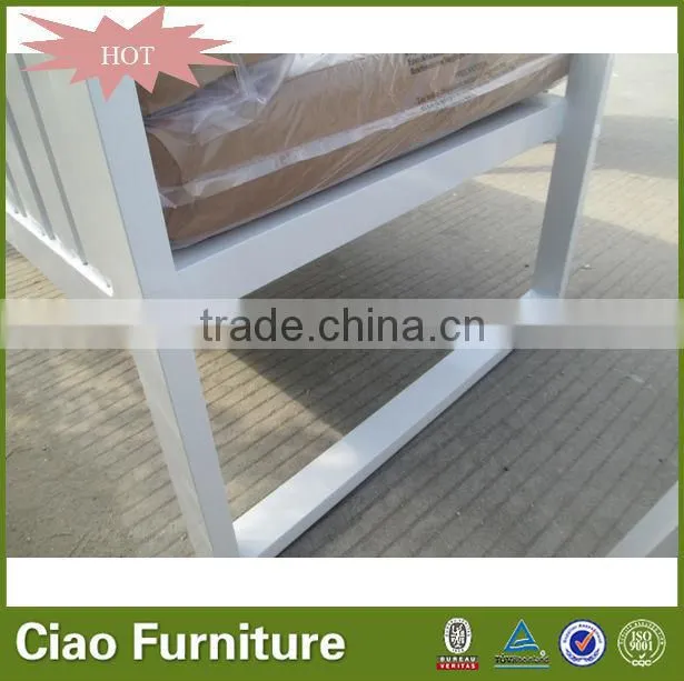outdoor furniture with cushion aluminum powder coated garden sofa set