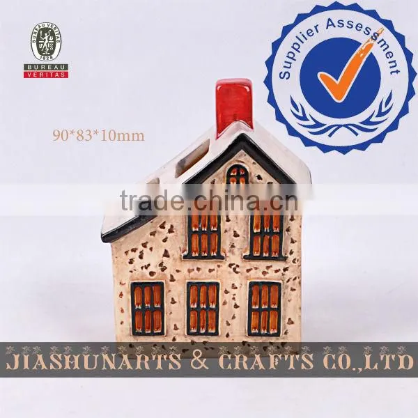 House Modeling Ceramic Pen Holder