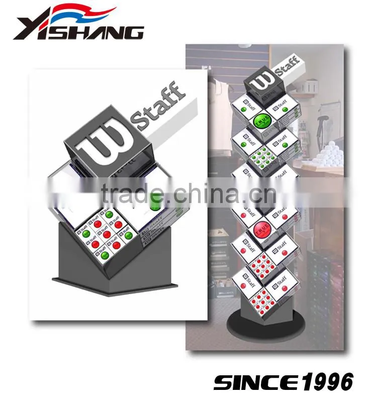 Custom metal holder rack golf club display stand