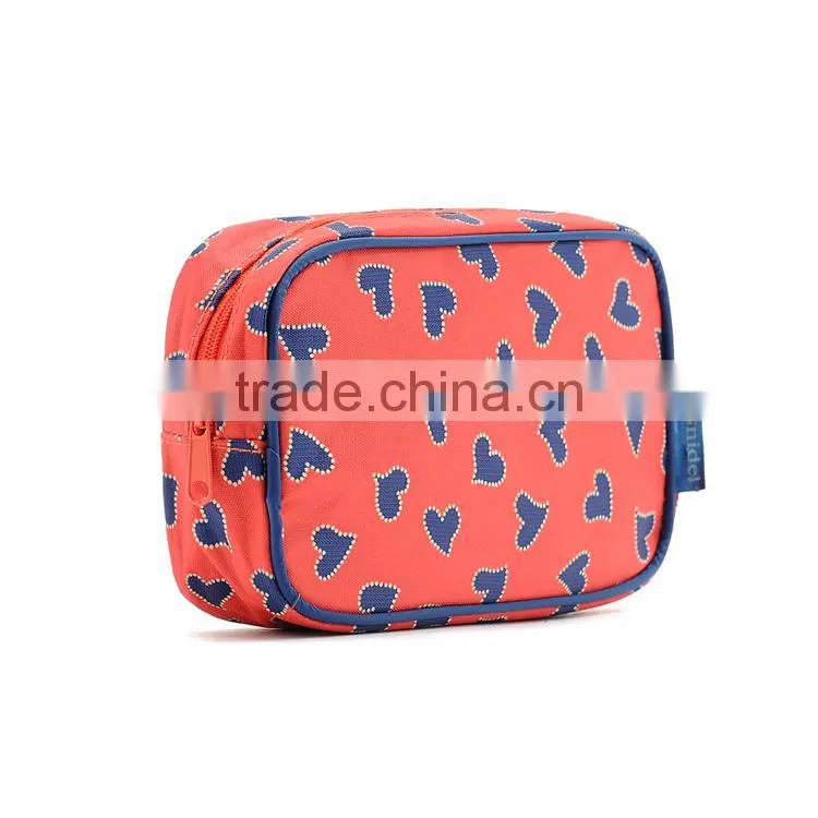 Dot Watermelon Color Full Printing 190D Polyester Foldable Shopping Tote Bag,Folding Into A Purse