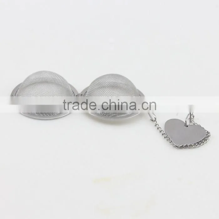 Stainless Steel Mesh Tea Infuser With A Hook Chain