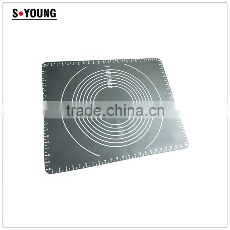 16160 Large Massive Pastry Fondant Silicone Work Rolling Baking Mat with Measurements