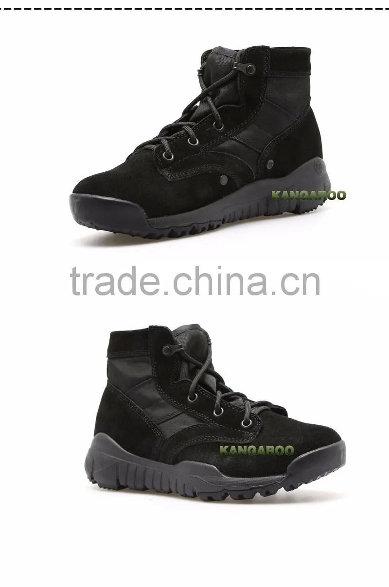 China Cheap Black Laced Boots For Men