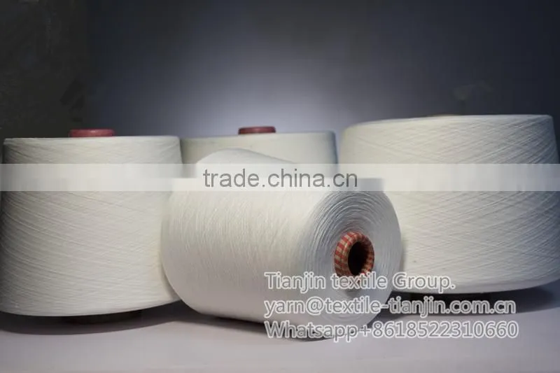 100% spun poly yarn Ne: 20s - 60s