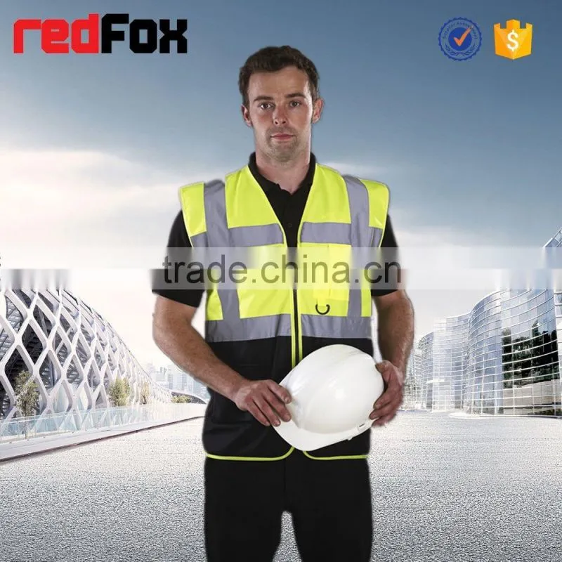 kid polyester reflective safety vest with custom logo